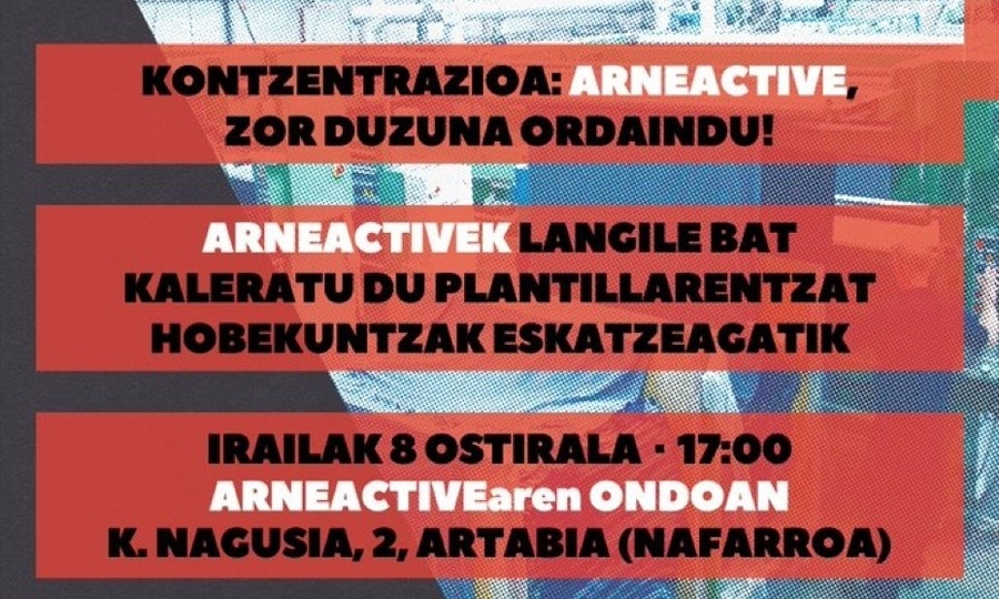 Gatazka Arneactive enpresan