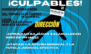 CNT denuncia el recorte de salarios y derechos en Astilleros de Murueta