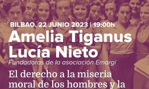 Charla de Amelia Tiganus y Lucía Nieto