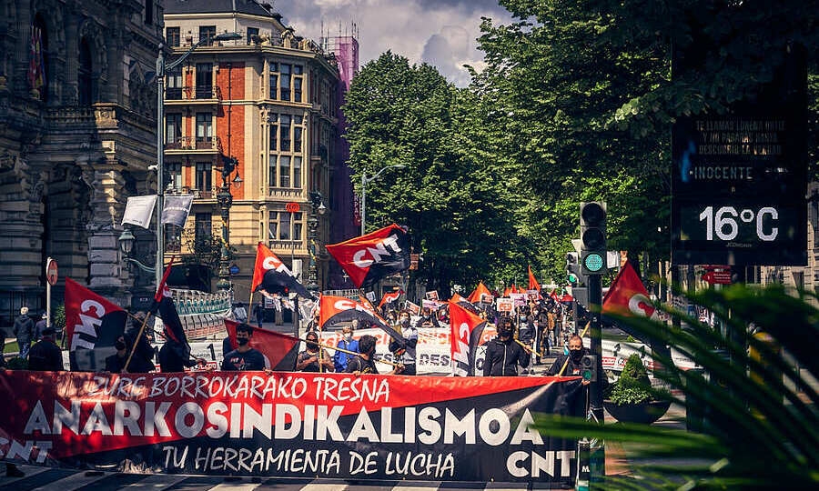 &quot;Necesitamos ya mismo una segunda huelga de La Canadiense&quot;. Crónica del 1º de mayo en Bilbao