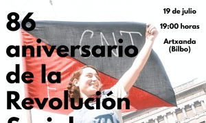 CNT homenajeará en Artxanda la Revolución Social de 1936