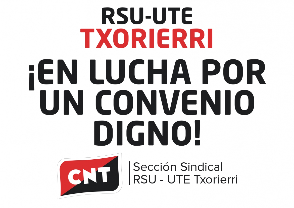 CNT apoya a las movilizaciones y huelga en limpieza viaria en RSU-UTE Txorierri