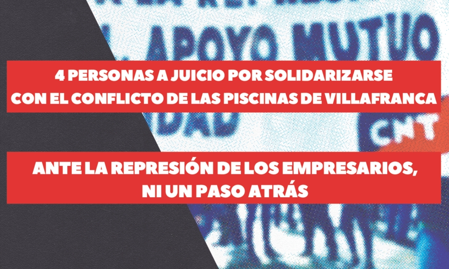 ¡Ante la represión de los empresarios, ni un paso atrás!