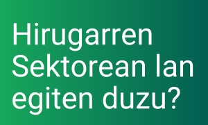 CNTk Hirugarren Sektorea antolatzeko kanpaina hasi du Bizkaian