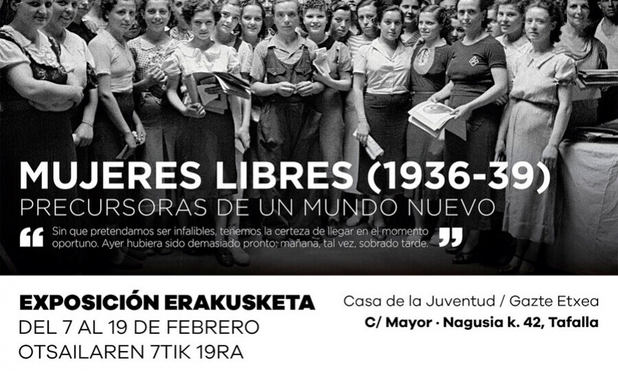 Exposición: Mujeres Libres (1936 – 1939): precursoras de un mundo nuevo